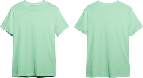 Mint men's classic t-shirt front and back 23370450 PNG