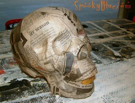 Paper mache skulls - SpookyBlue.com | Halloween skull, Halloween paper ...