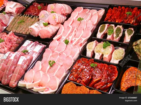 Pork Display Butcher Image & Photo (Free Trial) | Bigstock