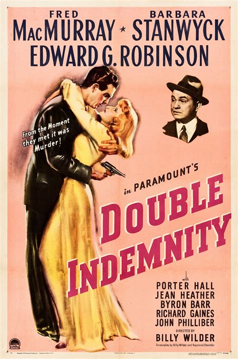 Double Indemnity (#1 of 7): Extra Large Movie Poster Image - IMP Awards