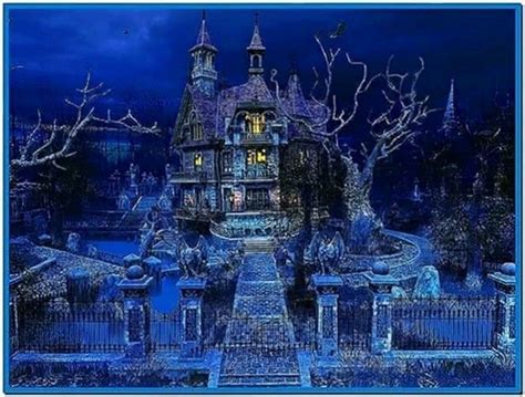 Haunted House 3D Screensaver 1.1.0.4 - Download-Screensavers.biz