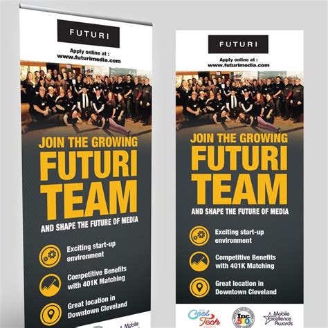 Easy Project - Create stand-up banner for College Recruitment Fair | Signage contest