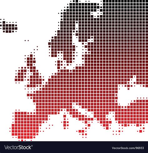 Map of europe Royalty Free Vector Image - VectorStock