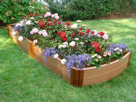 raised flower bed | Gardening | Pinterest