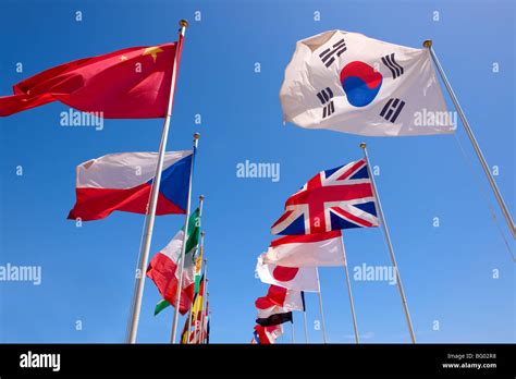 World Flags Flying