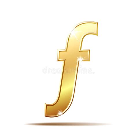 Florin or Forint Currency Vector Icon Stock Vector - Illustration of element, letter: 116156340