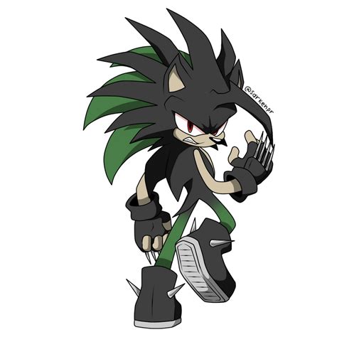 Ashura The Hedgehog / Glitch Sonic by SarkenTheHedgehog on DeviantArt