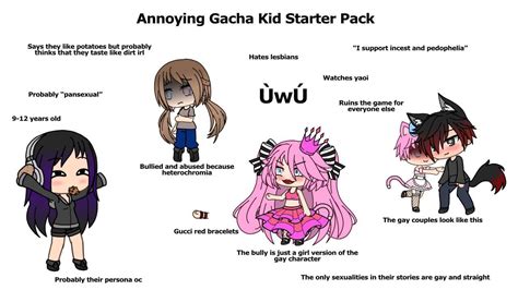 Annoying Gacha kid starter pack : r/starterpacks