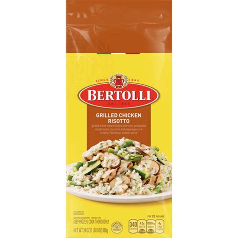 Bertolli Frozen Skillet Meals for Two Roasted Chicken Risotto, 24 Oz ...