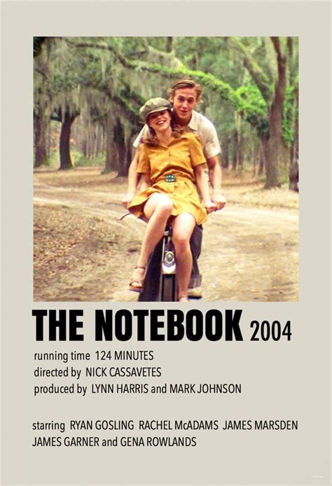 the notebook by Millie | Romance movie poster, Movie prints, Iconic movie posters