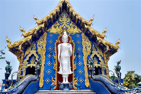 Wat Rong Suea Ten, the Blue Temple