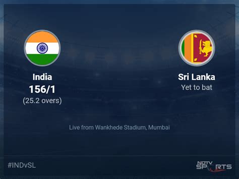 India vs Sri Lanka live score over Match 33 ODI 21 25 updates | Cricket News