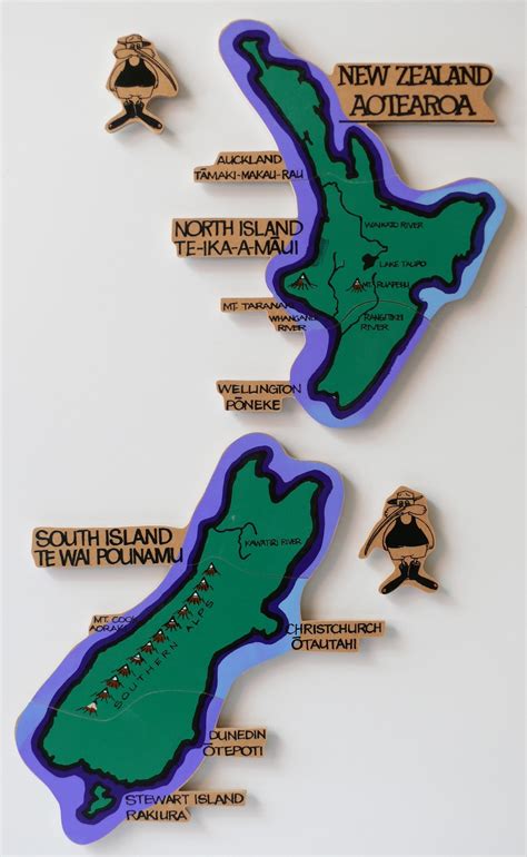 Map Aotearoa / New Zealand Magnetic | Amezi.co.nz | Baby Products, Toys, Mobile Phone ...