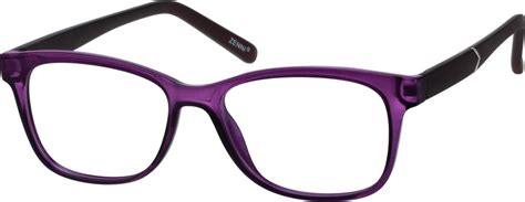 Purple Women's Purple Square Eyeglasses #2094 | Zenni Optical Eyeglasses