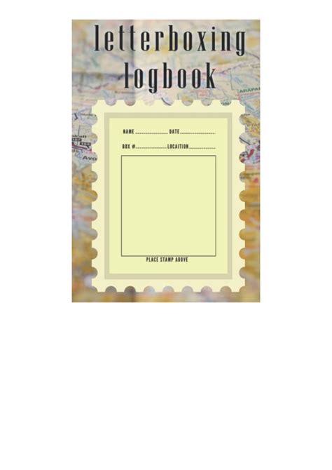 Kindle online PDF Letterboxing Logbook Letterbox Journal for Marking StampsLetterbox Journal for ...