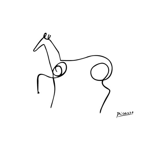 Picasso Horse Drawing at PaintingValley.com | Explore collection of ...