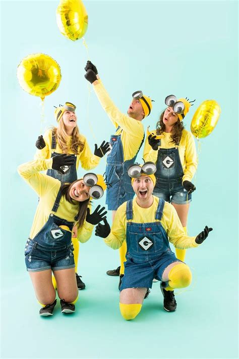 Make Minion Costumes for Your Squad This Halloween - Brit + Co