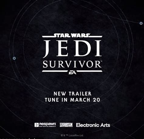 Star Wars Jedi: Survivor Game Teaser Trailer Revealed, Hinting at Epic Adventure