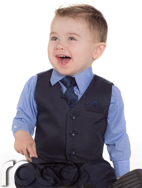 Boys Suits, 4 Piece Waistcoat Suit, Wedding Page Boy Baby Formal Party ...