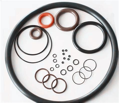 Colored Round Flat Large Small Rubber O Ring Seals FKM SBR NR HNBR Nitrile