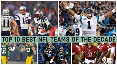 TOP 10 BEST NFL TEAMS OF THE DECADE - YouTube