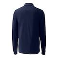 Louisville Bats Cutter & Buck Advantage Tri-Blend Pique Big & Tall Long Sleeve Polo - Navy