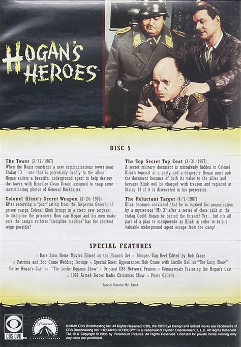 Hogan’s Heroes “5-disc” complete series Dvd - www.glwec.in