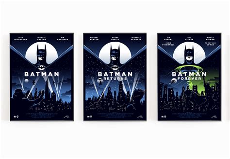 BATMAN FOREVER Poster Art on Behance