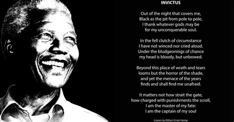 Nelson Mandela Favorite Poem