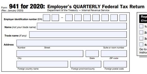 2020-Form 941 Employer’s Quarterly Federal Tax Return – Part 3 Business Transfer, Closure, and ...