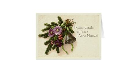 Vintage Christmas Card in Italian | Zazzle