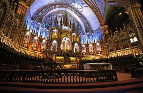 The Altar of Notre Dame Basilica Editorial Image - Image of montreal ...