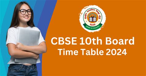 CBSE 10th Board Time Table 2024: Exam Dates, Date Sheet - Sushil Jobs ...