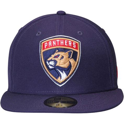 Florida Panthers New Era Team Color 59FIFTY Fitted Hat - Navy - Fanatics.com