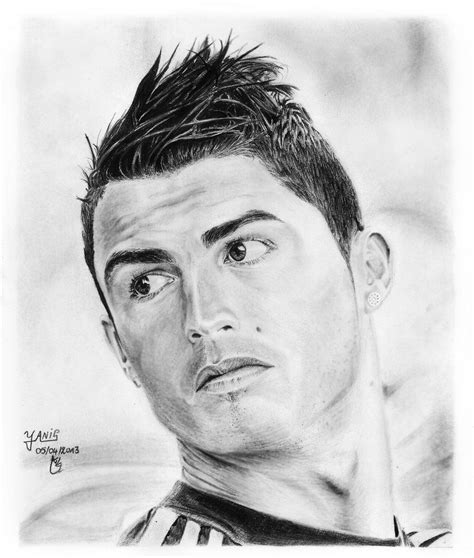 Cristiano Ronaldo | Ronaldo, Celebrity drawings, Pencil art drawings