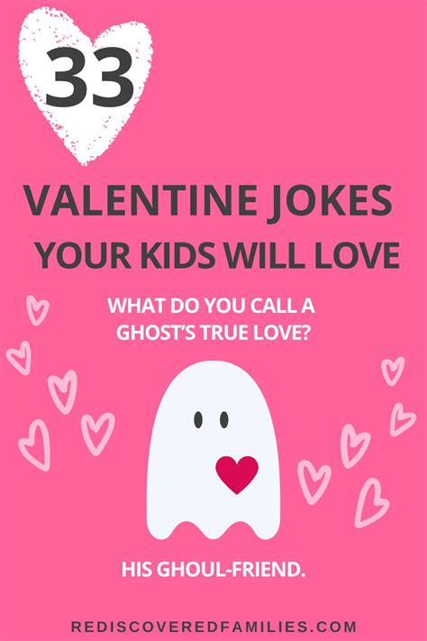 33 Of The Best Valentine Jokes For Kids and Parents | Rediscovered Families in 2024 | Valentine ...