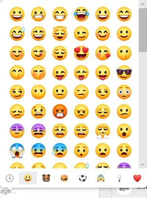 Facebook Emoji Keyboard Shortcuts with Complete List – WebNots