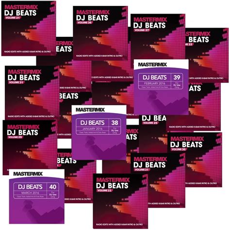 Mastermix Music Factory DJ Beats Vol 21-40 300 Classic DJ Tunes CD's