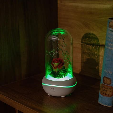 Wireless Aromatherapy Flower Diffuser with 7 Color Lights — Humiii