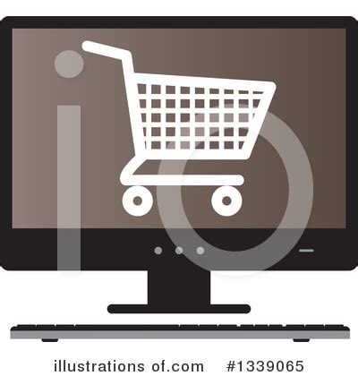 Shopping Cart Clipart #1339065 - Illustration by ColorMagic