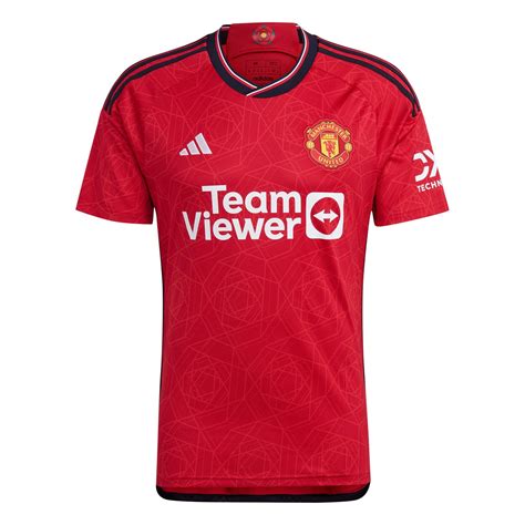 adidas | Manchester United Home Shirt 2023 2024 Adults | Team Red ...