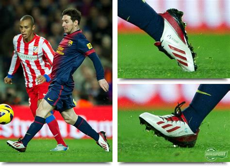 Lionel Messi reaches 90 goals in 2012 with his unique Adidas F50 Adizero