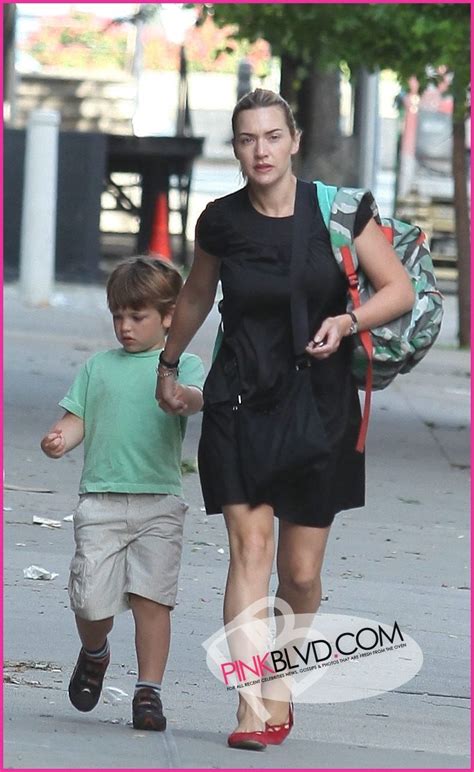 Kate Winslet walks with her kids - Kate Winslet Photo (6421978) - Fanpop