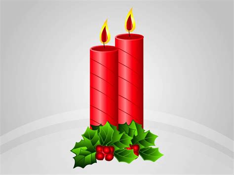 Christmas Candles Vector Vector Art & Graphics | freevector.com