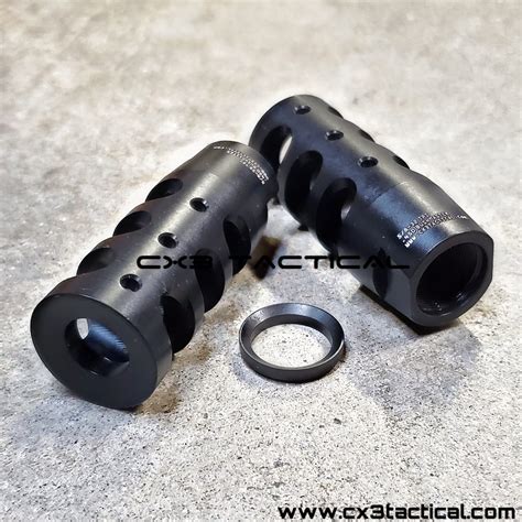 .458 Socom Muzzle Brake Compensator 5/8-32 TPI 458 SOCOM - CX3TACTICAL™