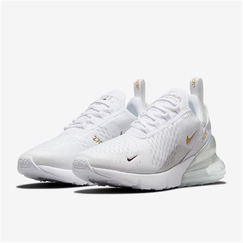 Nike Sportswear Womens Air Max 270 Essential - White/Metallic Gold ...