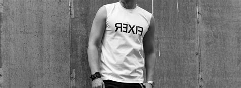 FIXER (フィクサー) FNS-01 Reverse Print Sleeveless T-shirt リバースプリントスリーブレス Tシャツ ALL BLACK (オールブラック ...