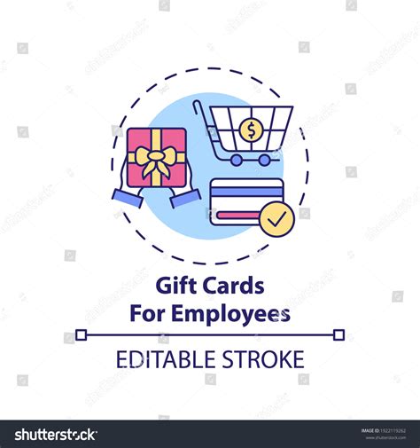 Gift Cards Employees Concept Icon Office Stock Vector (Royalty Free) 1922119262 | Shutterstock