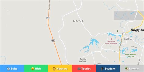 Naypyidaw Neighborhood Map