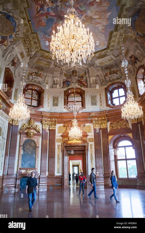 Inside Belvedere Palace Vienna